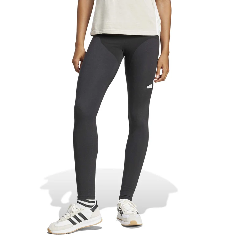 Leggings A Vita Alta In Cotone Elasticizzato
