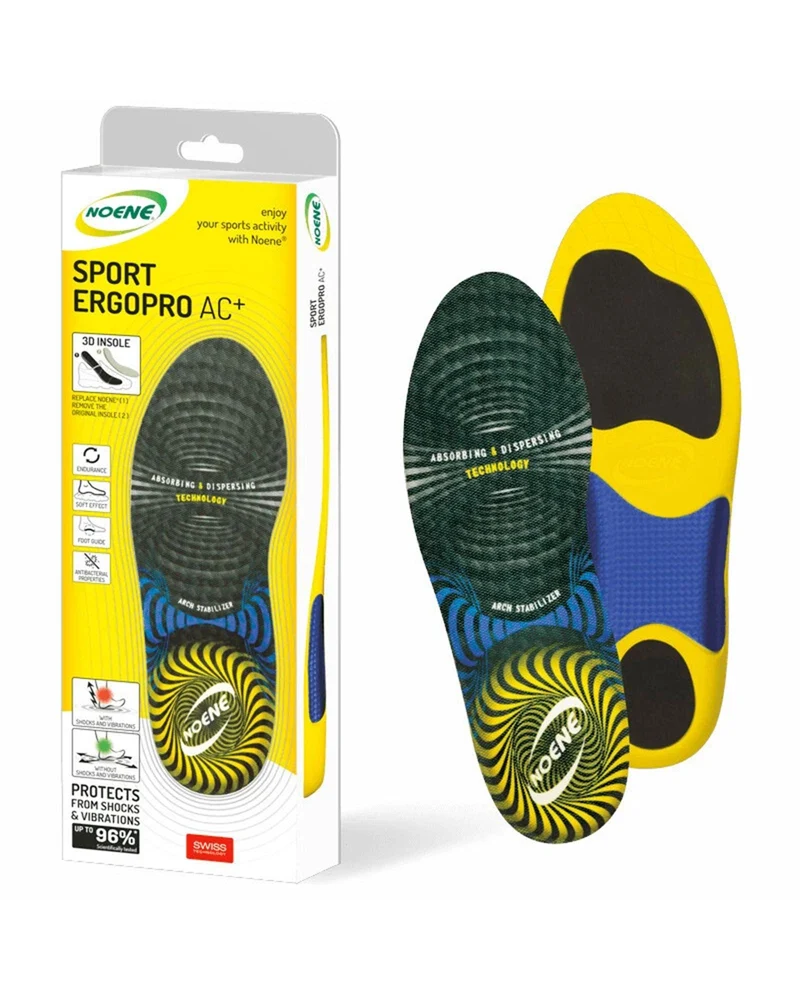 Solette Sport ERGOPRO AC+ 3D Insole Taglia 44