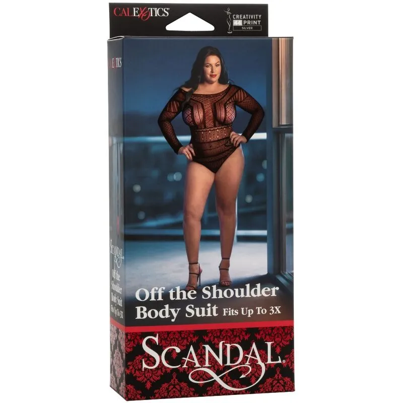 body épaules dénudées grande taille sexy respirant extensible confortable sculptant nylon élasthanne maille lacet finition coquine silhouette ajustement
