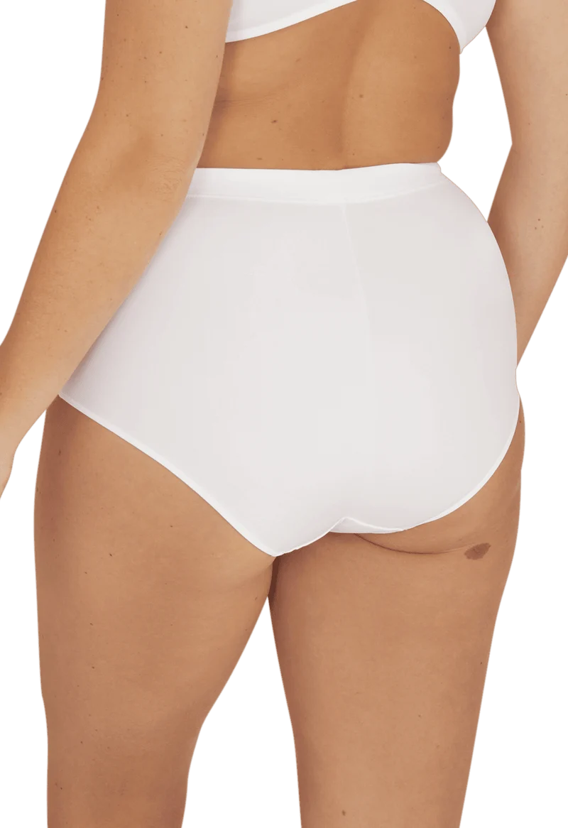 Culotte taille haute Well Allure L'Elégante - Blanc