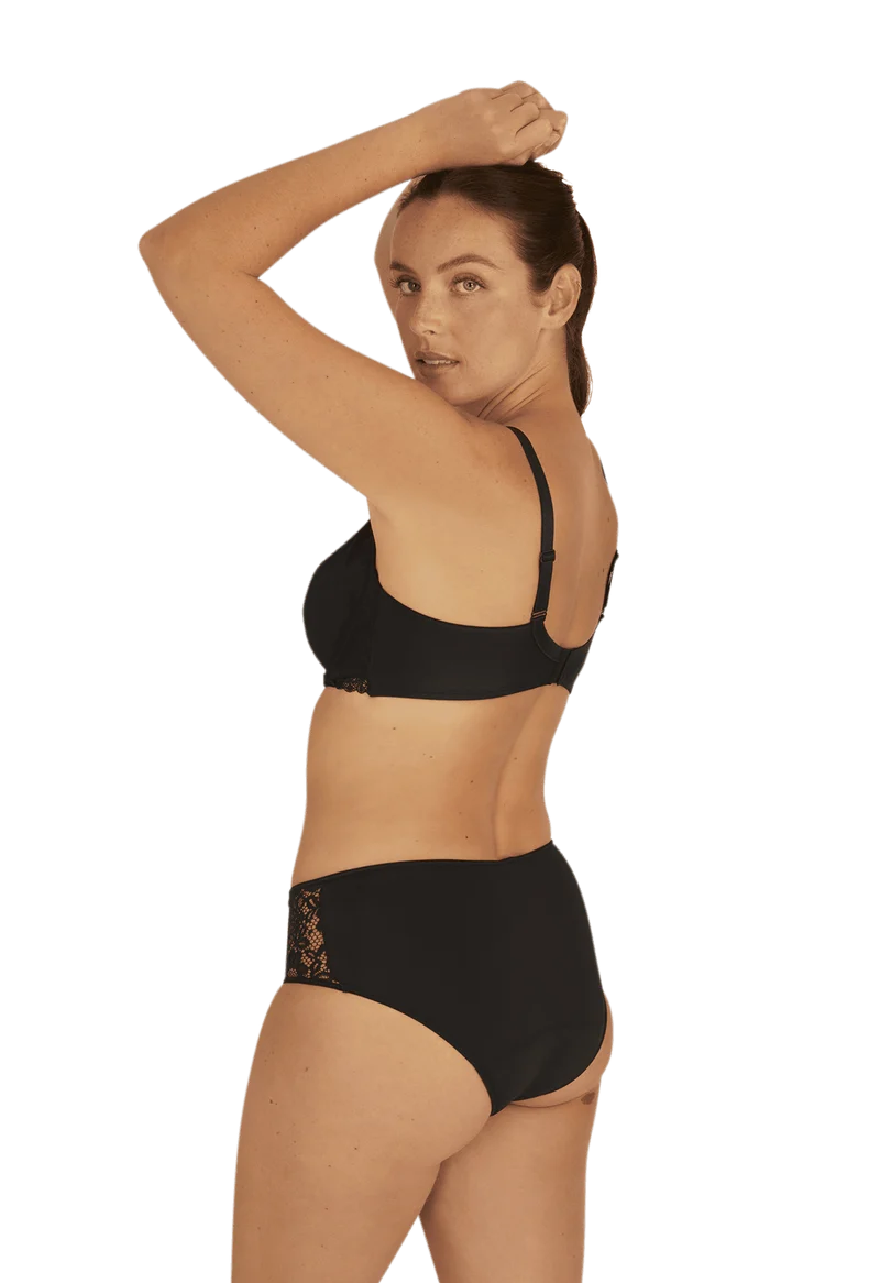 Culotte taille haute Well Allure L'Elégante - Noir