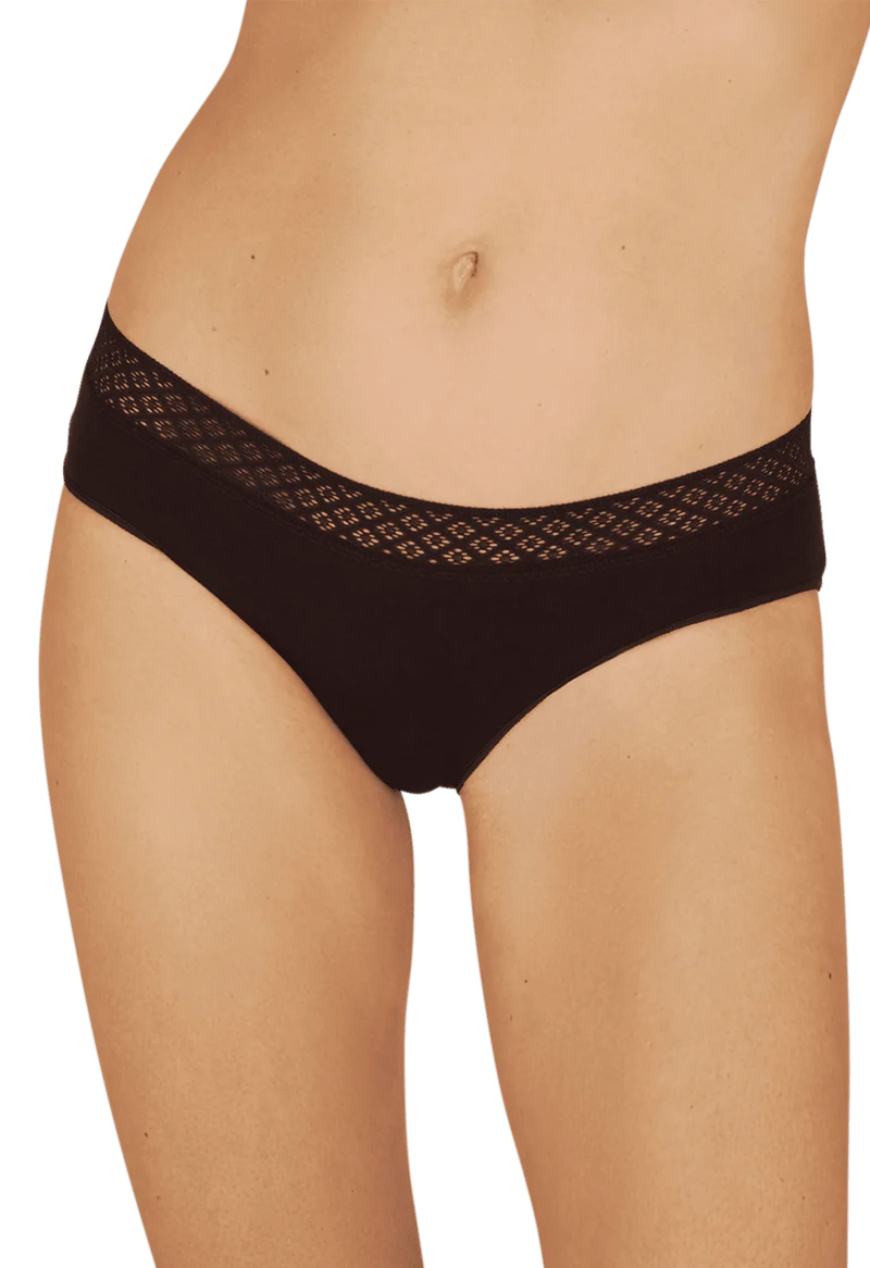 Lot de 3 Slips - Trio Douceur Graphique - Noir
