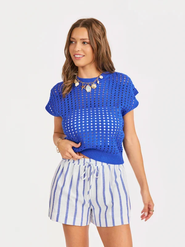 Elia Open Knit Pullover