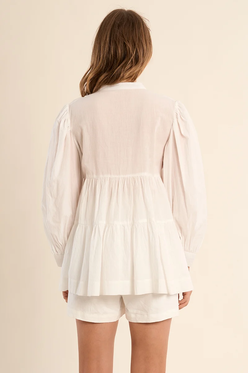 Ivory Bloom Blouse