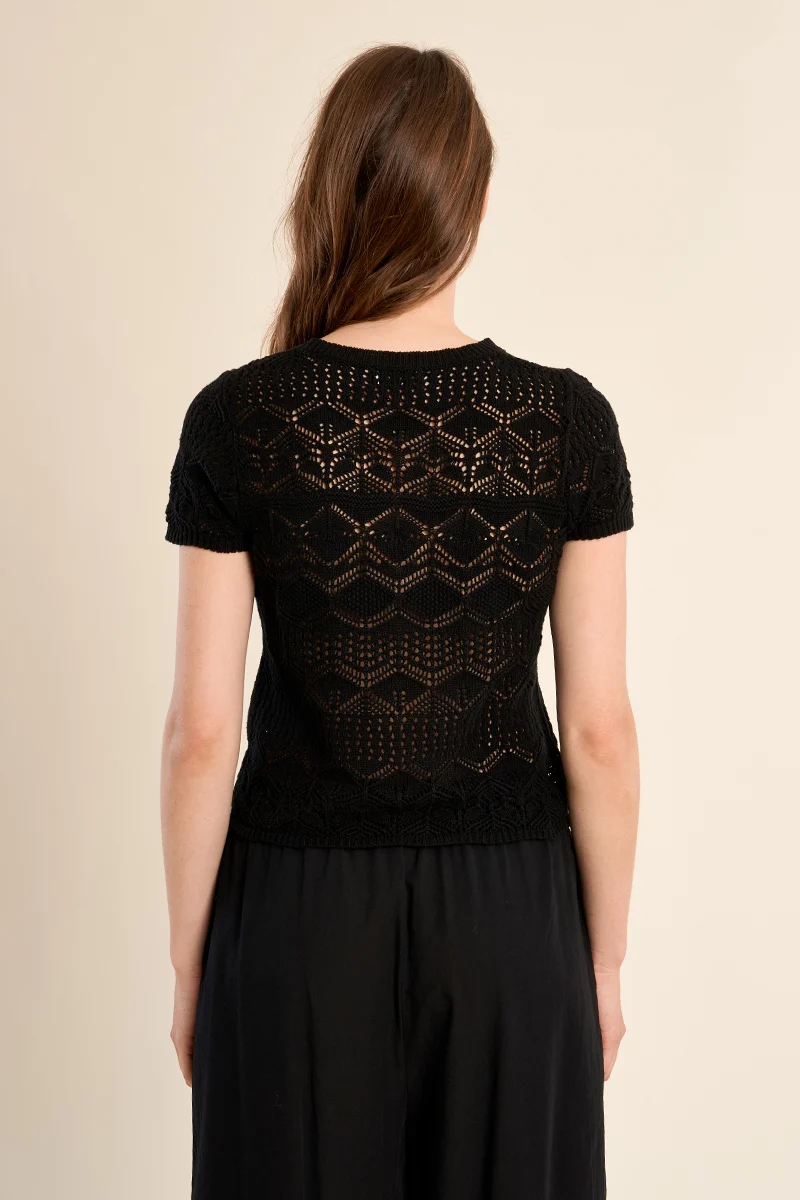 Midnight Crochet Sweater