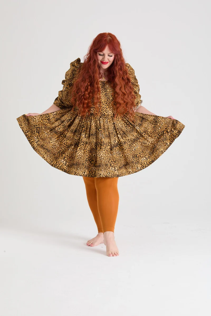 Footless Tights - Toffee Apple
