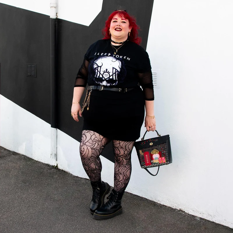 Thighs The Limit Fishnets - Timewarp - Black