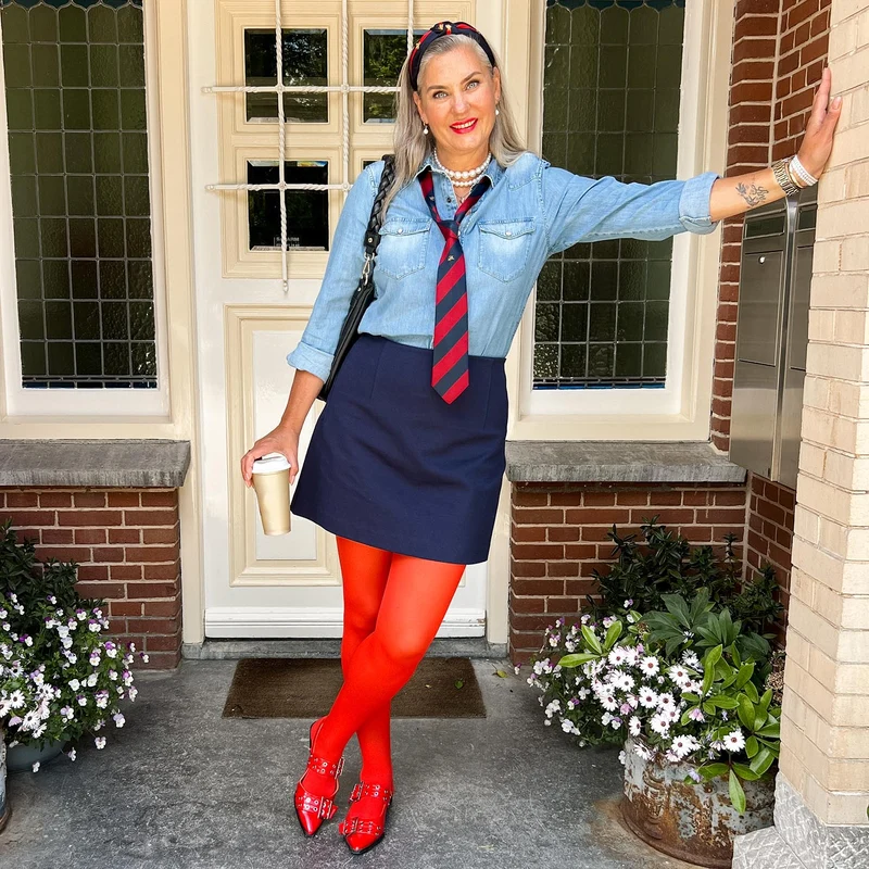 50 Denier Tights - Sangria