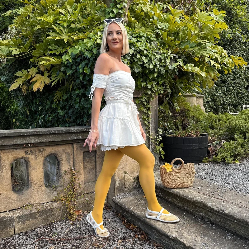 50 Denier Tights - Mimosa