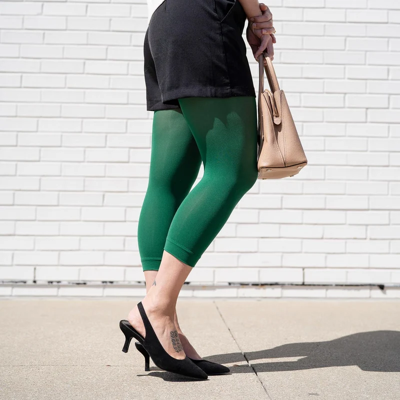 Stay Cool Capri Tights - Foliage