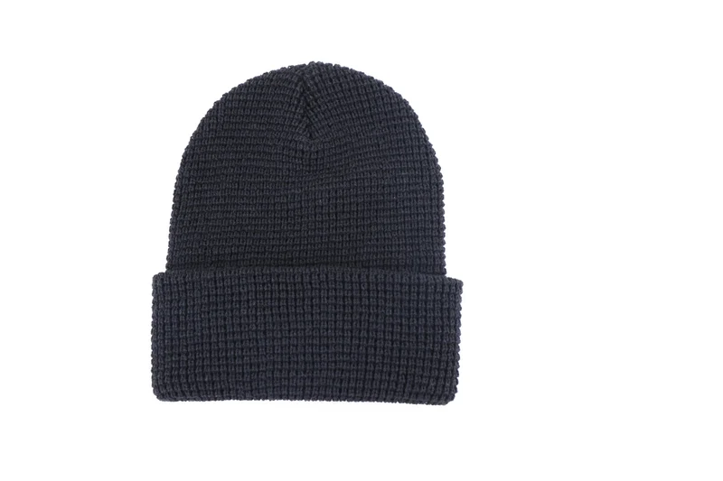 Waffle Beanie - Black