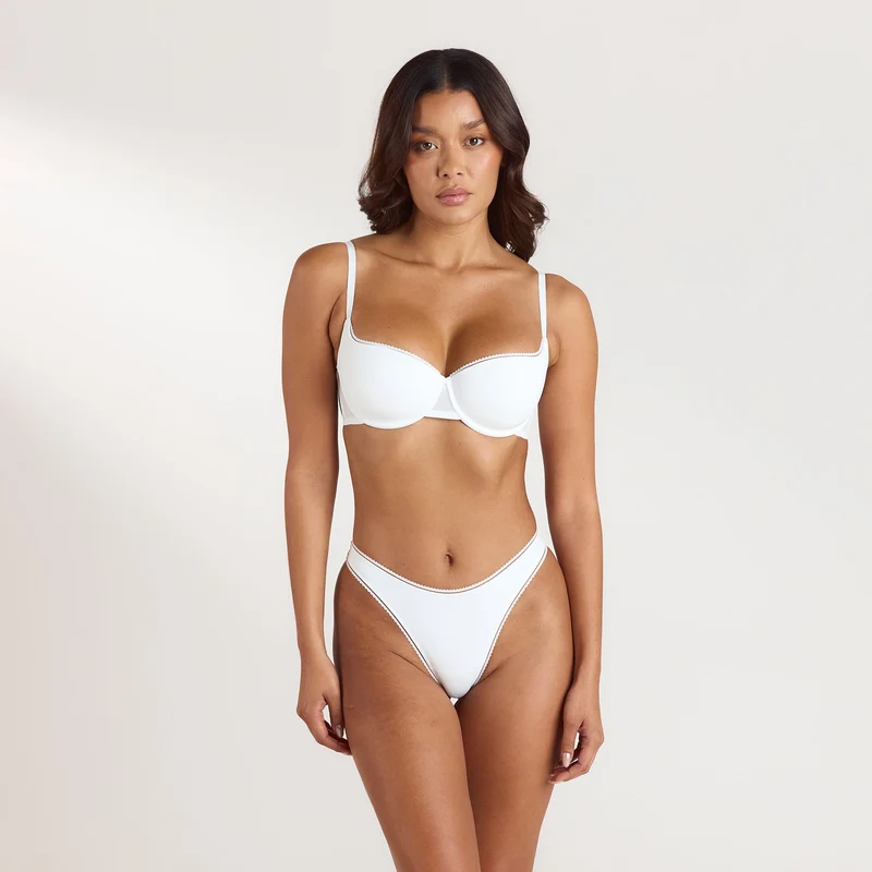 Soutien-gorge Comfort Balconette - Blanc