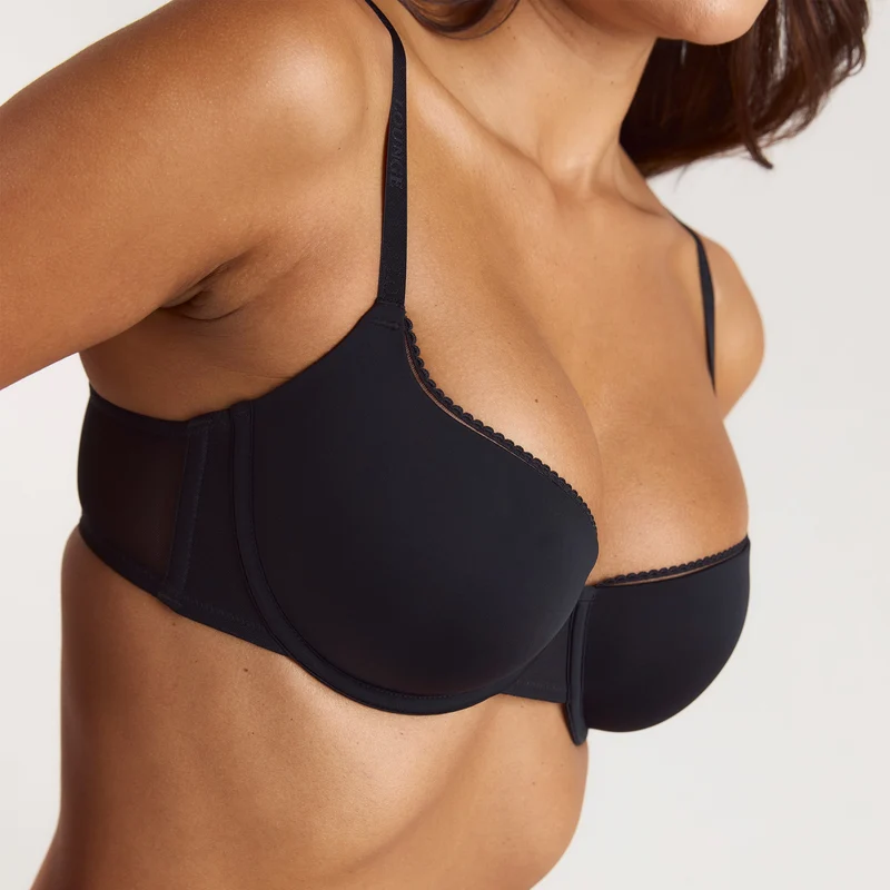 Soutien-gorge Comfort Balconette - Noir