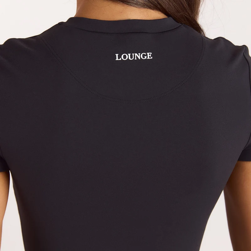 T-shirt à Manches Courtes ContourSoft™ - Noir