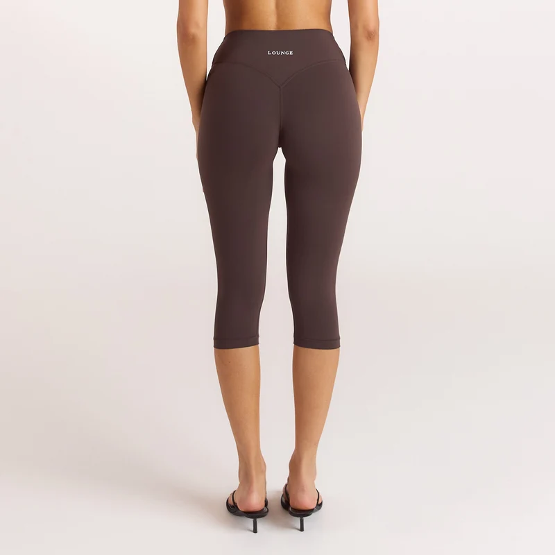 Legging Longueur Capri ContourSoft™ - Chocolat Noir