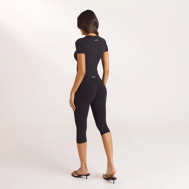 Legging Longueur Capri ContourSoft™ - Noir
