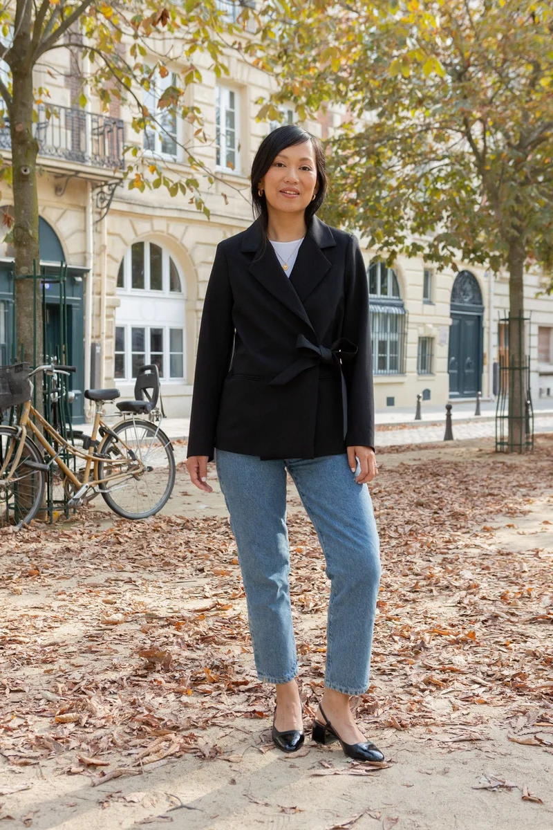 Veste croisée Alysa - noir