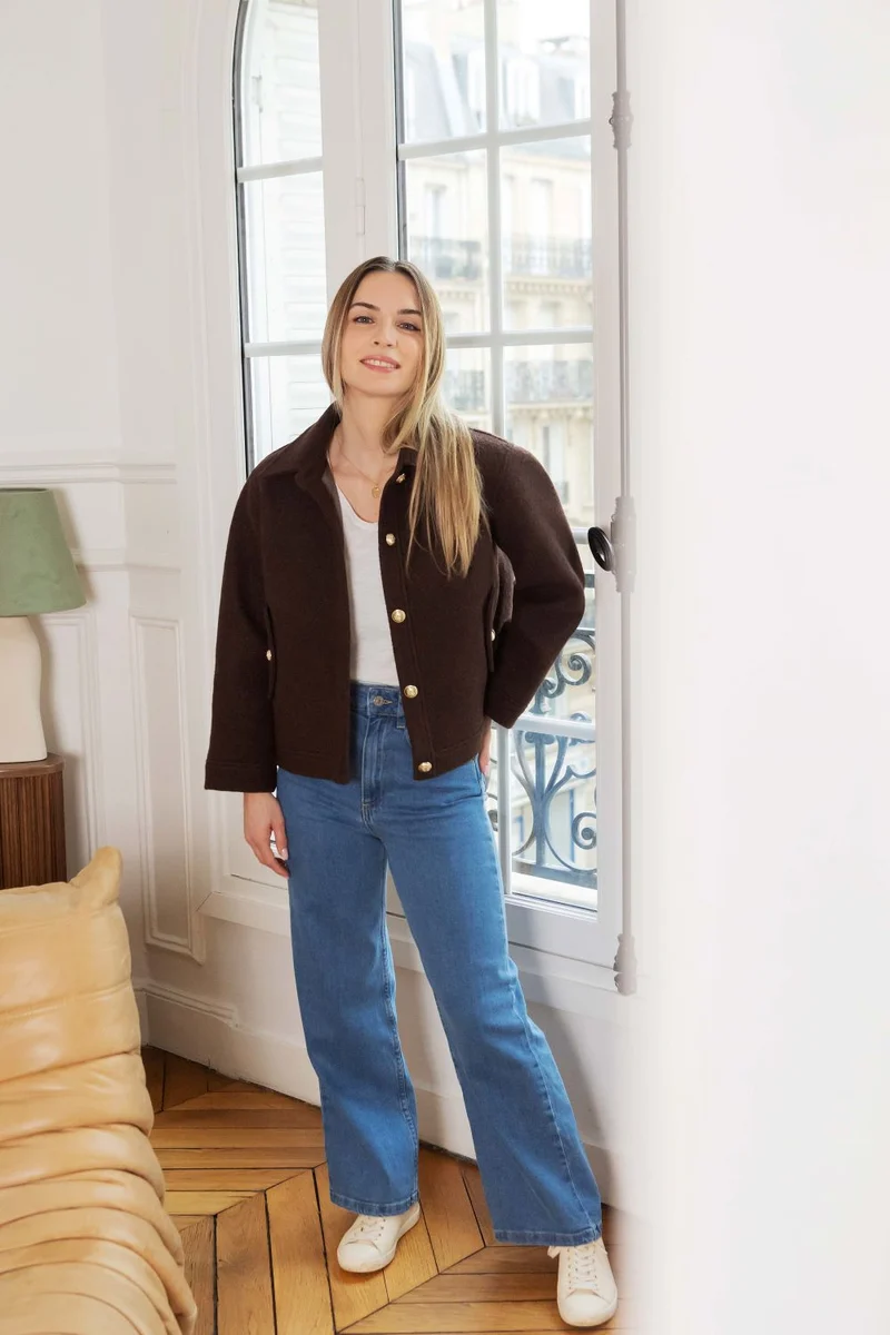 Veste Lana - chocolat
