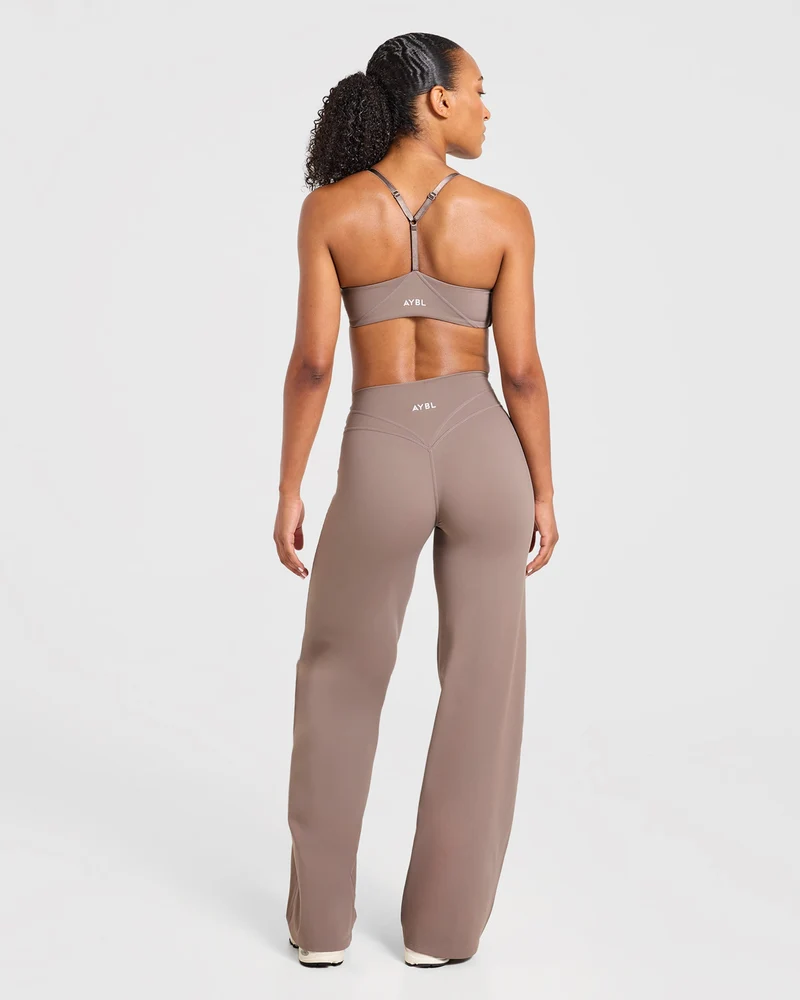 Engage Straight Leg Leggings - Warm Taupe