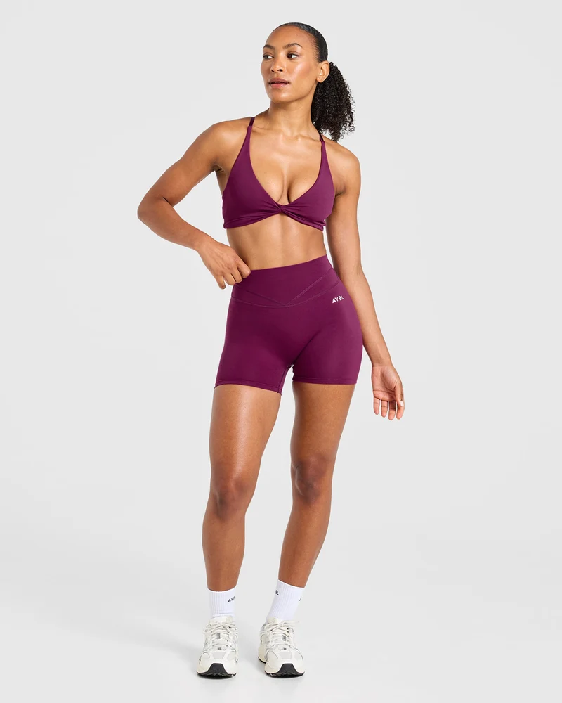 Engage Sports Bra - Rich Plum