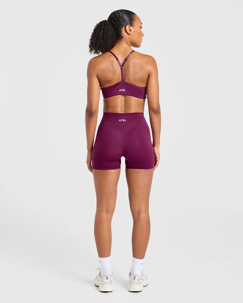 Engage Sports Bra - Rich Plum