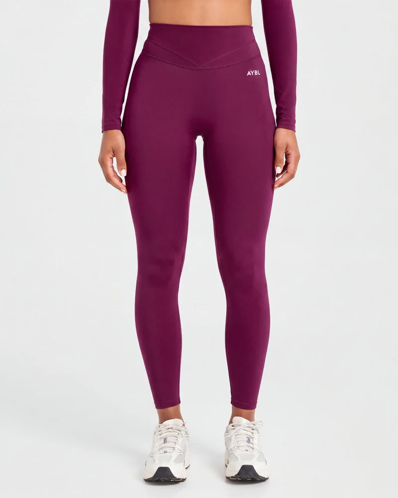 Engage Leggings - Rich Plum