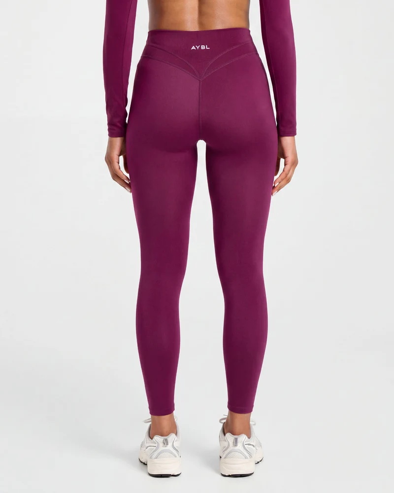 Engage Leggings - Rich Plum