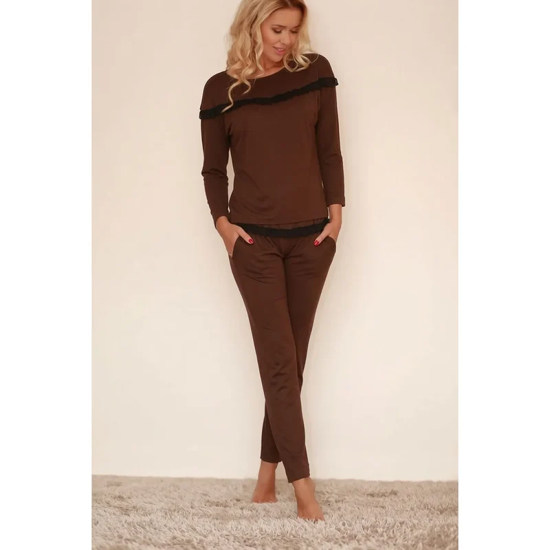 Ensemble chemise nuit viscose mousseline élégant confortable femmes cadeau Kalimo