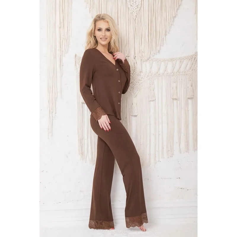 Ensemble Penang viscose soie végétale dentelle cadeau élégant femmes