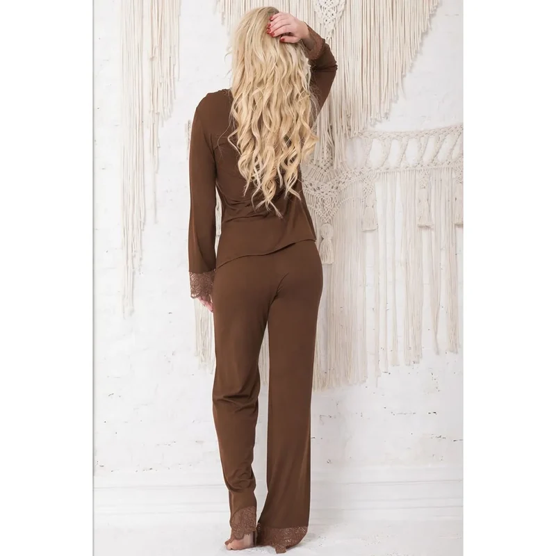 Ensemble Penang viscose soie végétale dentelle cadeau élégant femmes