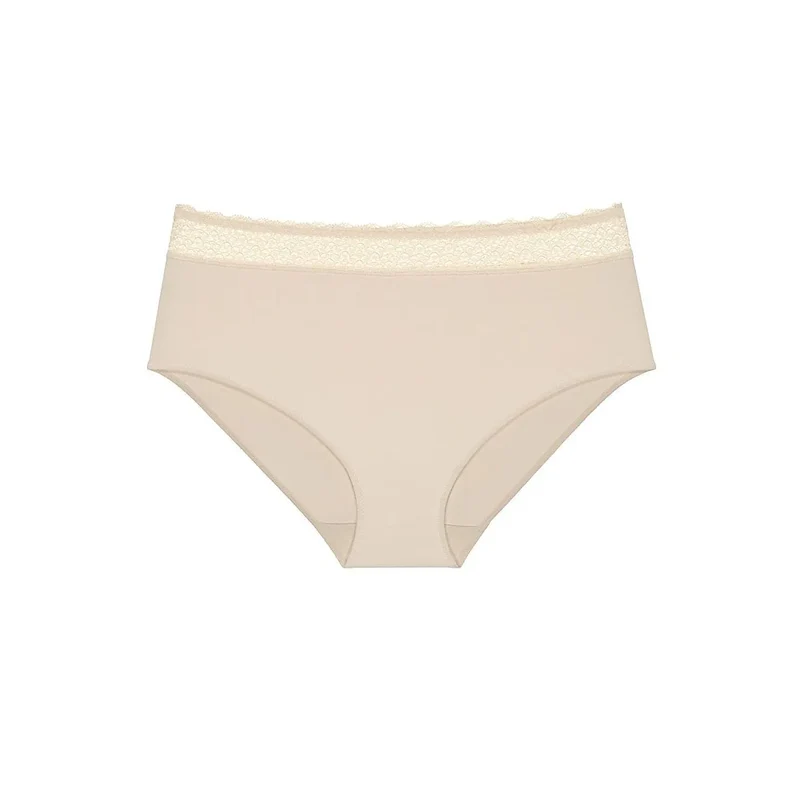 Culottes femme taille haute crème modal dentelle coton bio Triumph