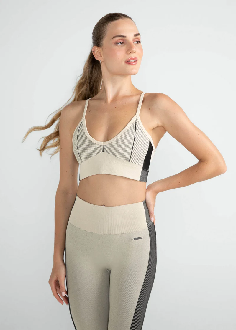 Top Mulher Skin Stripes