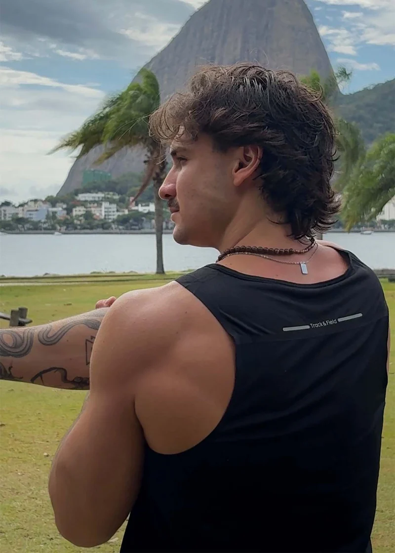 T-shirt sem Manga Homem Fast