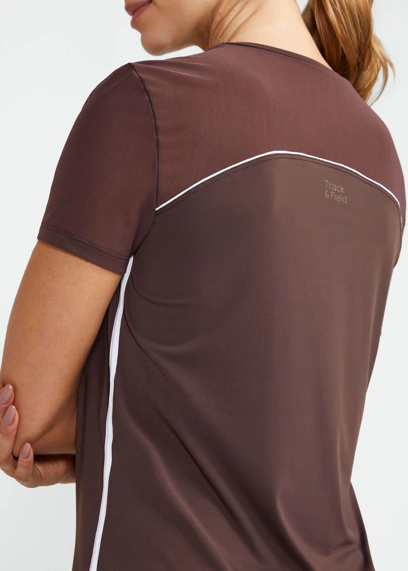 T-shirt Mulher Manga Curta Line