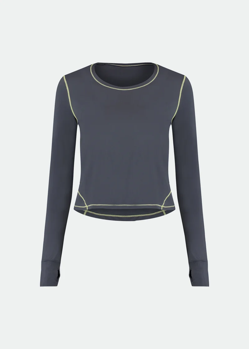 T-shirt Mulher Manga Longa Core