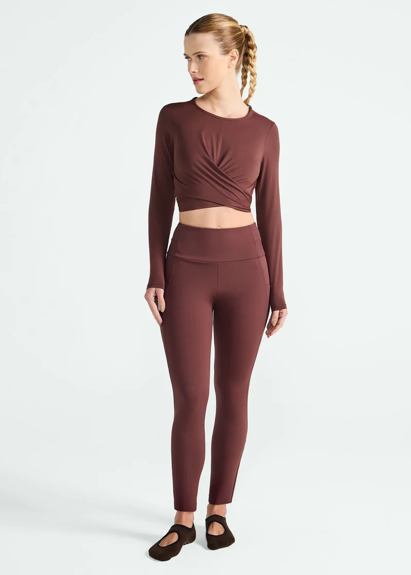 T-shirt Mulher Manga Longa Serene