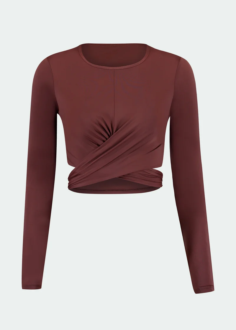 T-shirt Mulher Manga Longa Serene