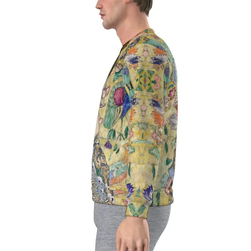 Gustav Klimt's Lady with Fan Painting Art Sweatshirt