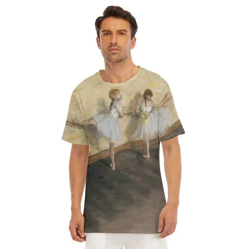 Dancers Practicing at the Barre by Edgar Degas T-Shirt