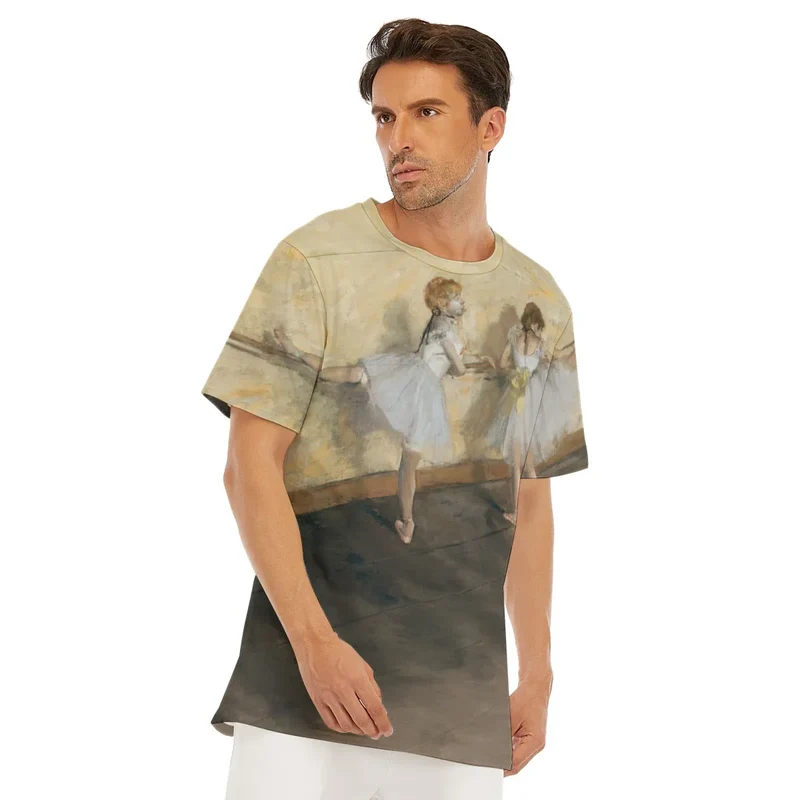 Dancers Practicing at the Barre by Edgar Degas T-Shirt