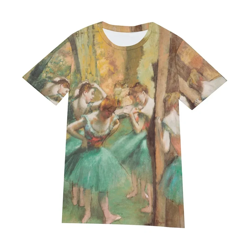 Dancers, Pink and Green by Edgar Degas T-Shirt