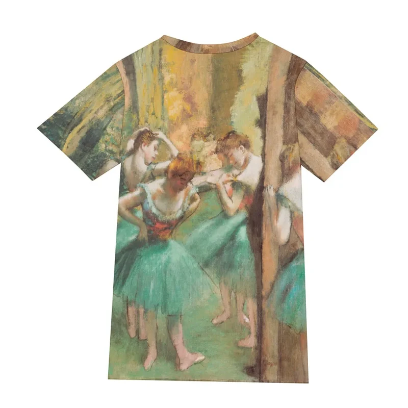 Dancers, Pink and Green by Edgar Degas T-Shirt