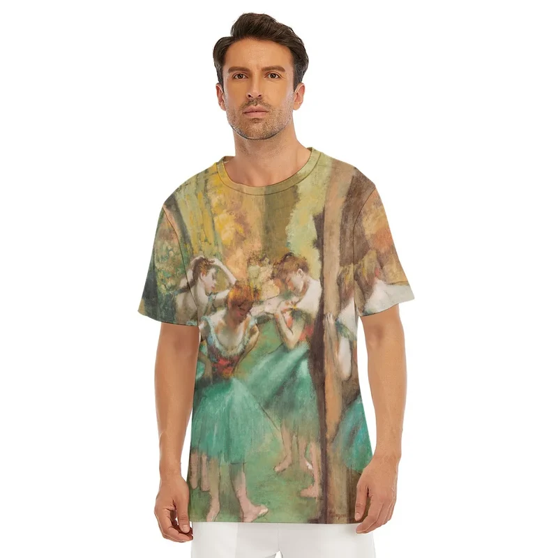 Dancers, Pink and Green by Edgar Degas T-Shirt