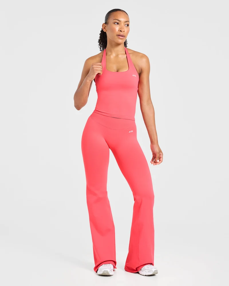 Enhance Seamless Flared Leggings - Summer Coral