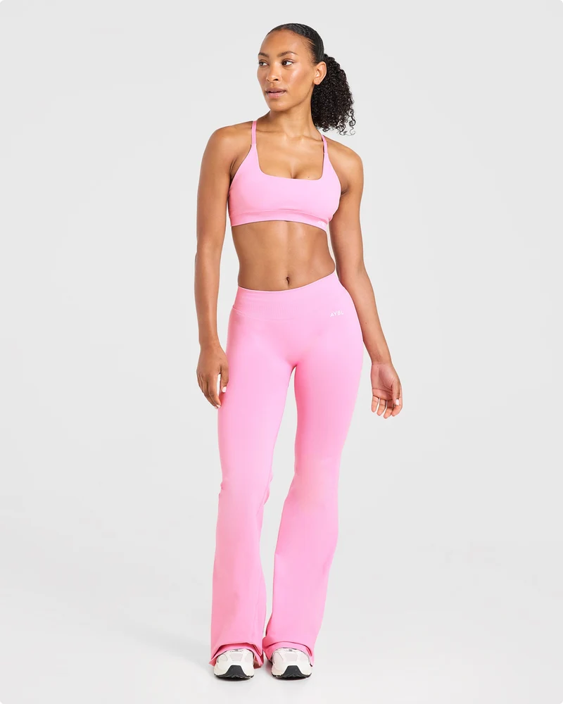 Enhance Seamless Flared Leggings - Sugar Rose