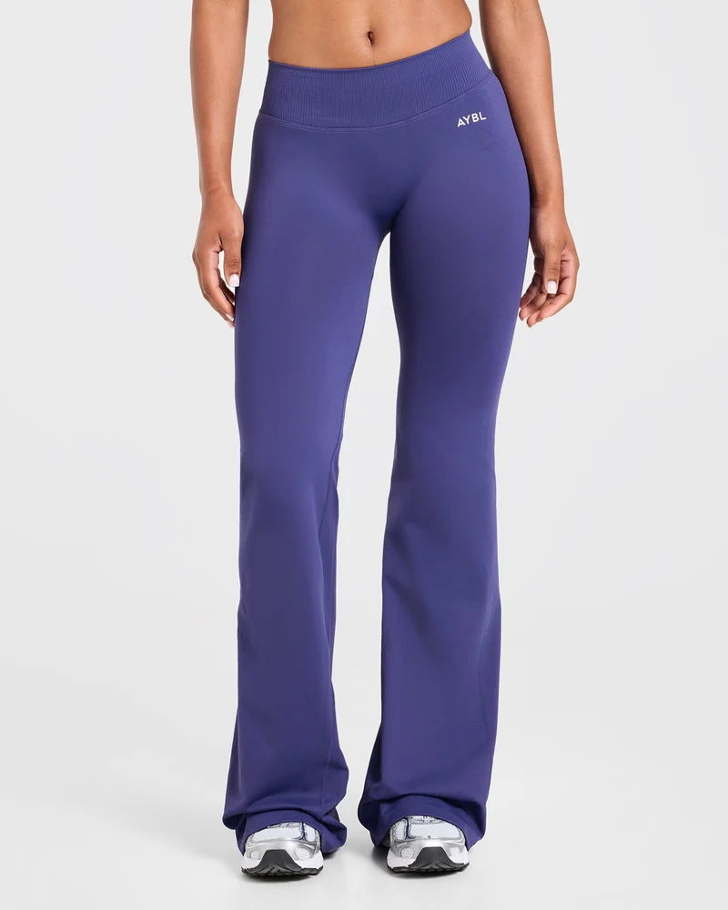 Enhance Seamless Flared Leggings - Storm Bleu