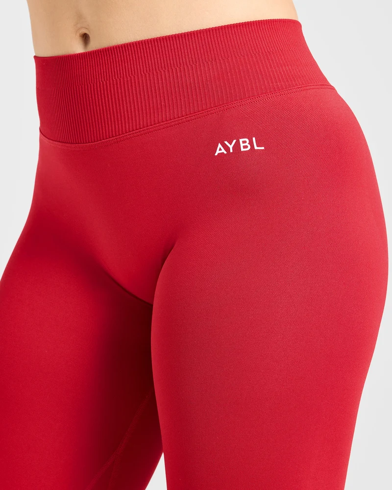 Enhance Seamless Flared Leggings - Rouge