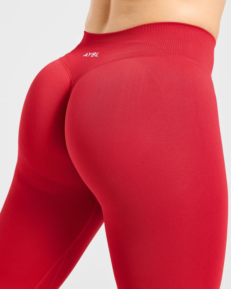 Enhance Seamless Flared Leggings - Rouge