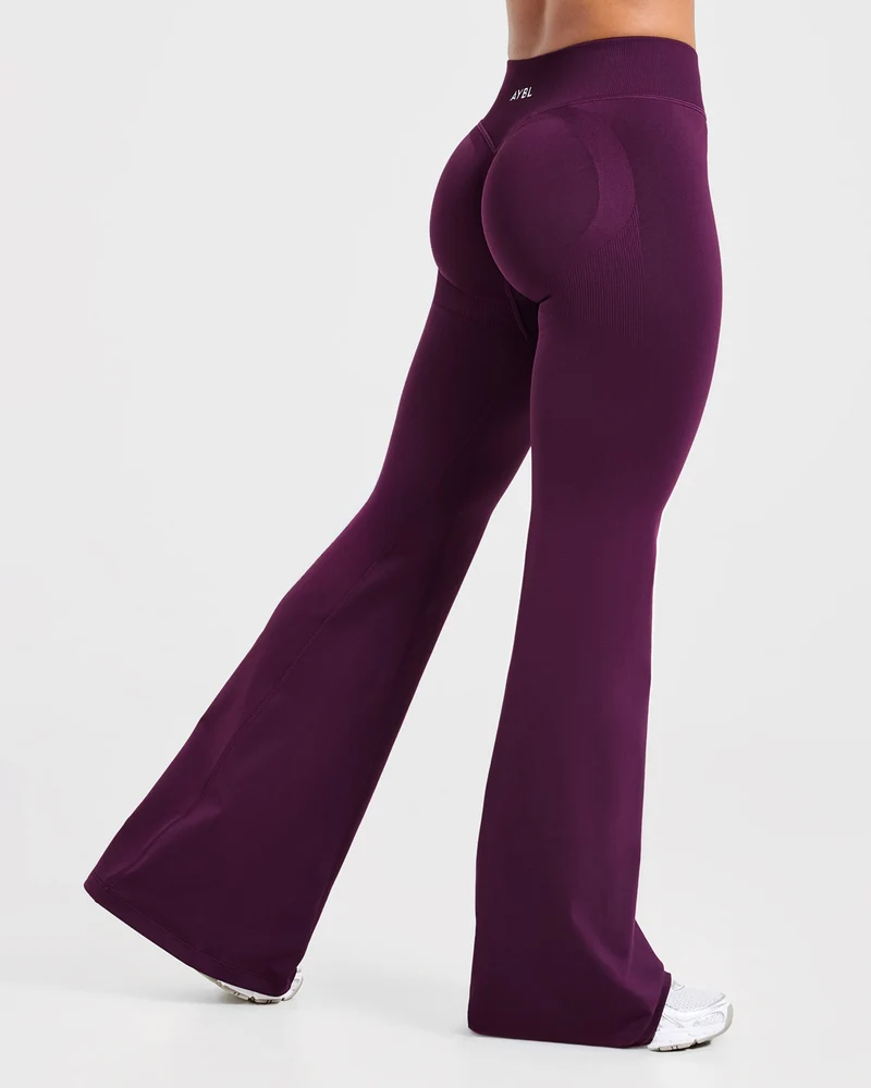 Adapt Seamless Flared Leggings - Midnight Plum