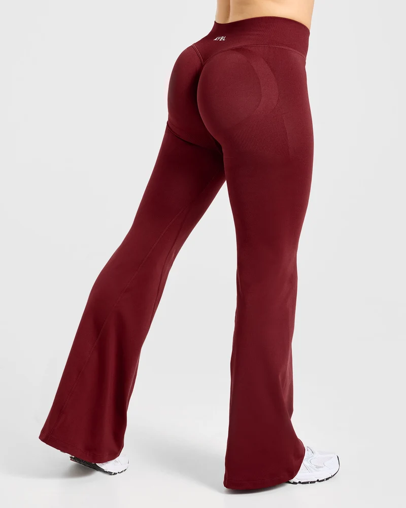 Adapt Seamless Flared Leggings - Autumn Rouge